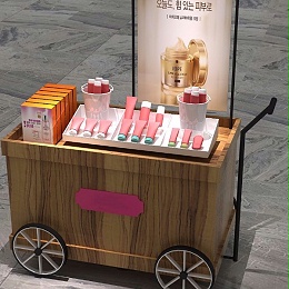 大轮子展示架